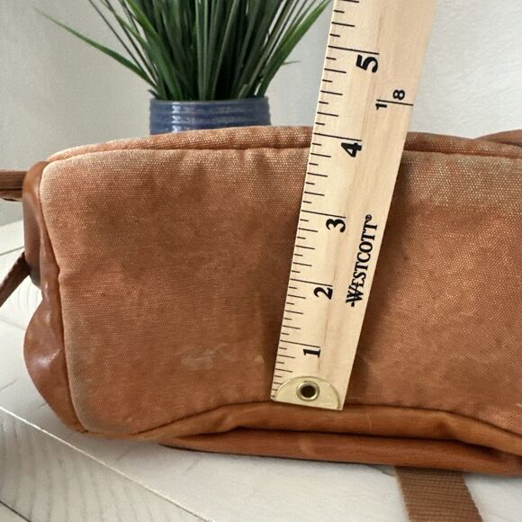 Old Tend backpack Brown 100% Eco Genuine Leather Studded Embellished Modern - Picture 12 of 12